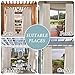 H.VERSAILTEX Outdoor Linen Sheer Curtains for Patio Waterproof - Outdoor Divider Privacy Added Light Filtering Porch Decor with Detachable Self-Stick Tab Top for Gazebo, Natural, 1 Piece, W52 x L84