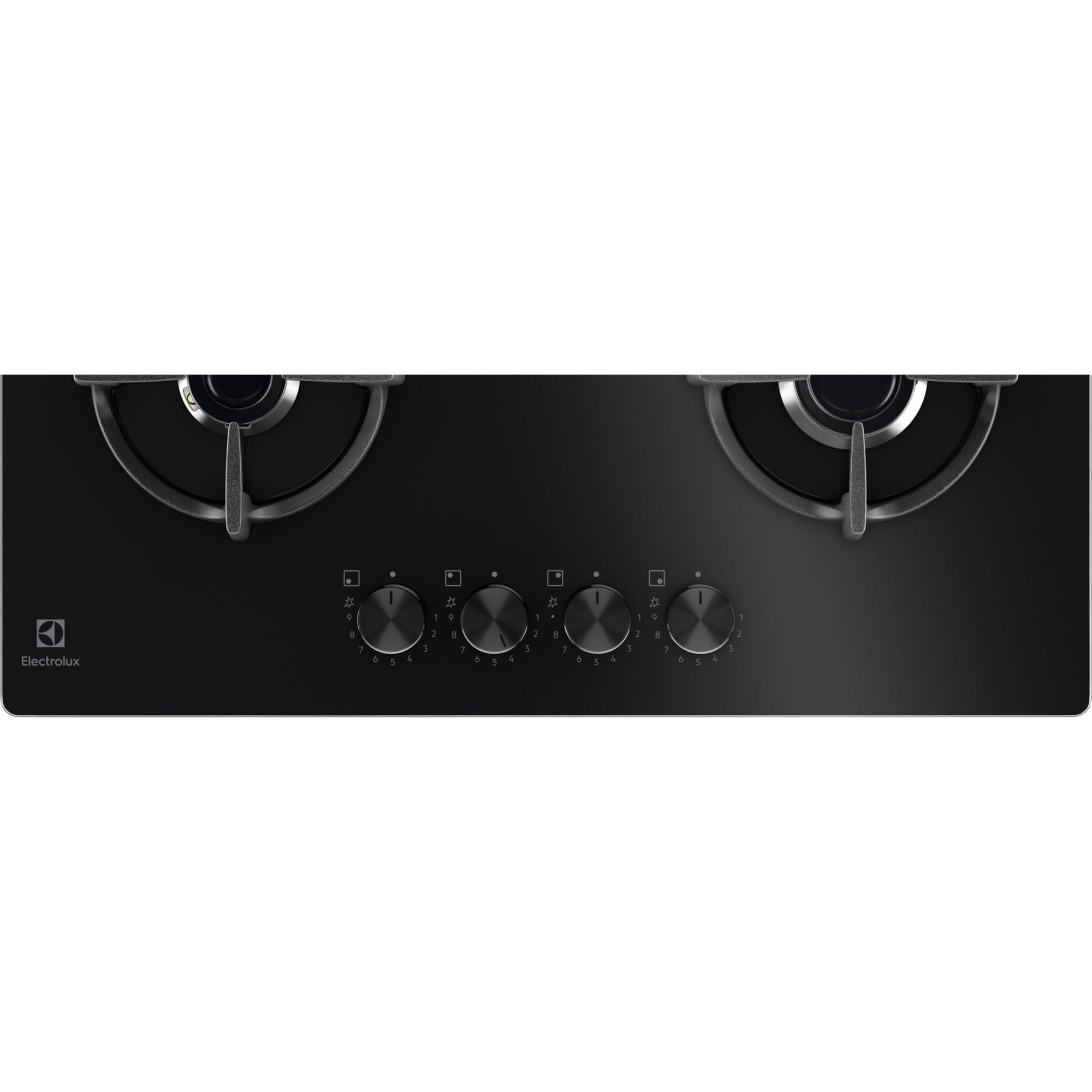 Electrolux EGG64272K - Placa de cocción a gas, 60 cm, 4 fuegos, parrillas
