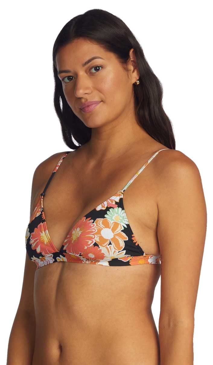 Haut de bikini triangle Roxy anthracite pour vos journées surf