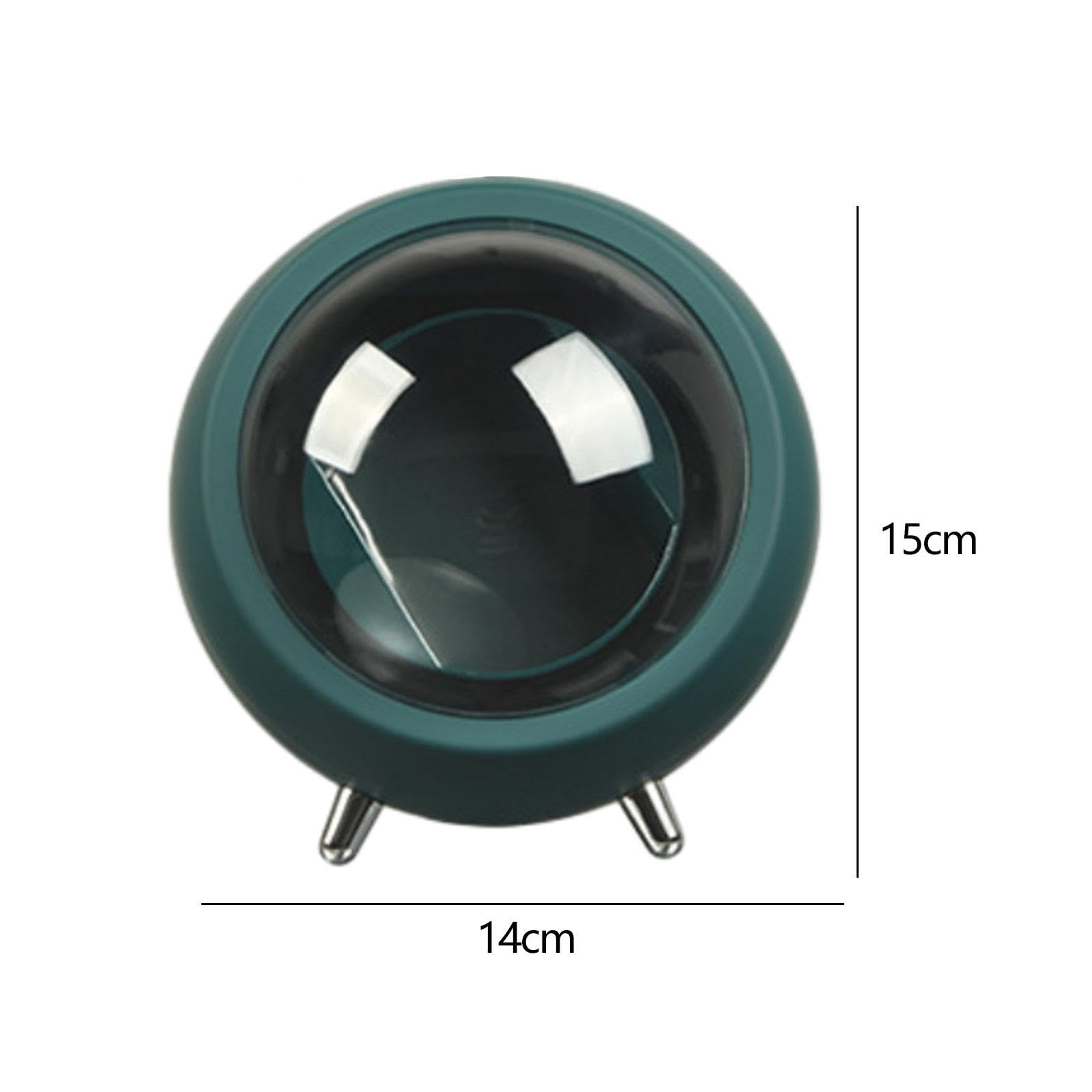 kowaku Automatic Watch Winder Self Winding Watch Display Box 2 Gears Mode Storage Holder Watch Case for Hotel Tabletop Bedroom, Green