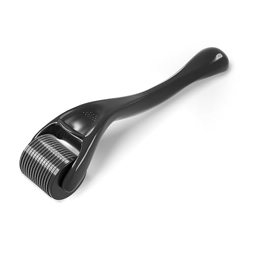 Derma Roller Microneedle para cara 0.010 in Dermaroller Microneedle Professional 540 Titanium Micro agujas Microneedling Roller, herramienta de