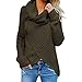 Produktbild TWIFER 2022 Herbst Damen Langarm Solid Sweatshirt Frauen Pullover Sweater