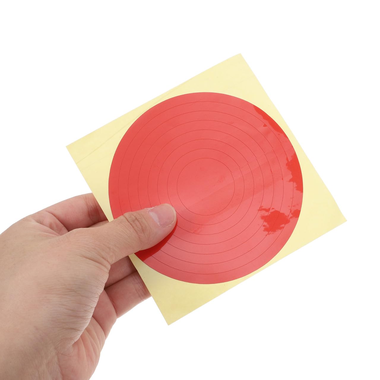 4pcs Reflective Pressure Gauge Labels High Visibility Indication Stickers for Dashboard and Utility Pressure Gauges Red Design for Easy Reading