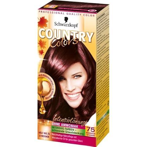 SCHWARZKOPF COUNTRY COLORS Intensiv-Tönung, Haarfarbe 75 Madagascar Rotschwarz Cover