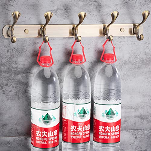 Flybath Coat Rack Wall Mount With 4 Hooks For Hanging Coat Hat Robe Towel Stainless Steel Antique Row Hook Rail, Brushed Bronze #TOP7