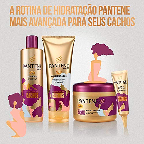 Máscara de Tratamento Pantene Unidas Pelos Cachos 270Ml, Pantene