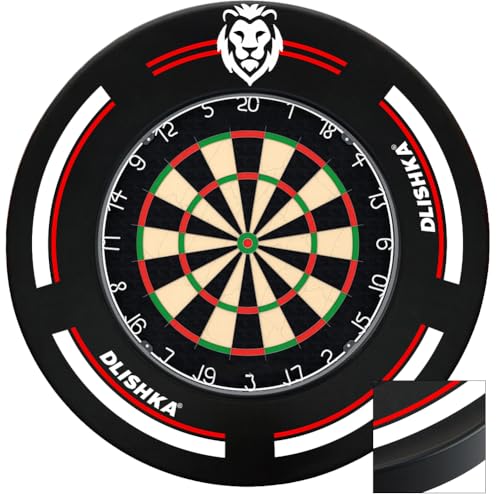 T:2.5CM Dart Board Surround Ring Durable EVA Dartboard Surround Wall Protector Indoor and Outdoor Dart Board Surround Ideal for Family and Party Games Perfect Darts Accessory. (Lion)