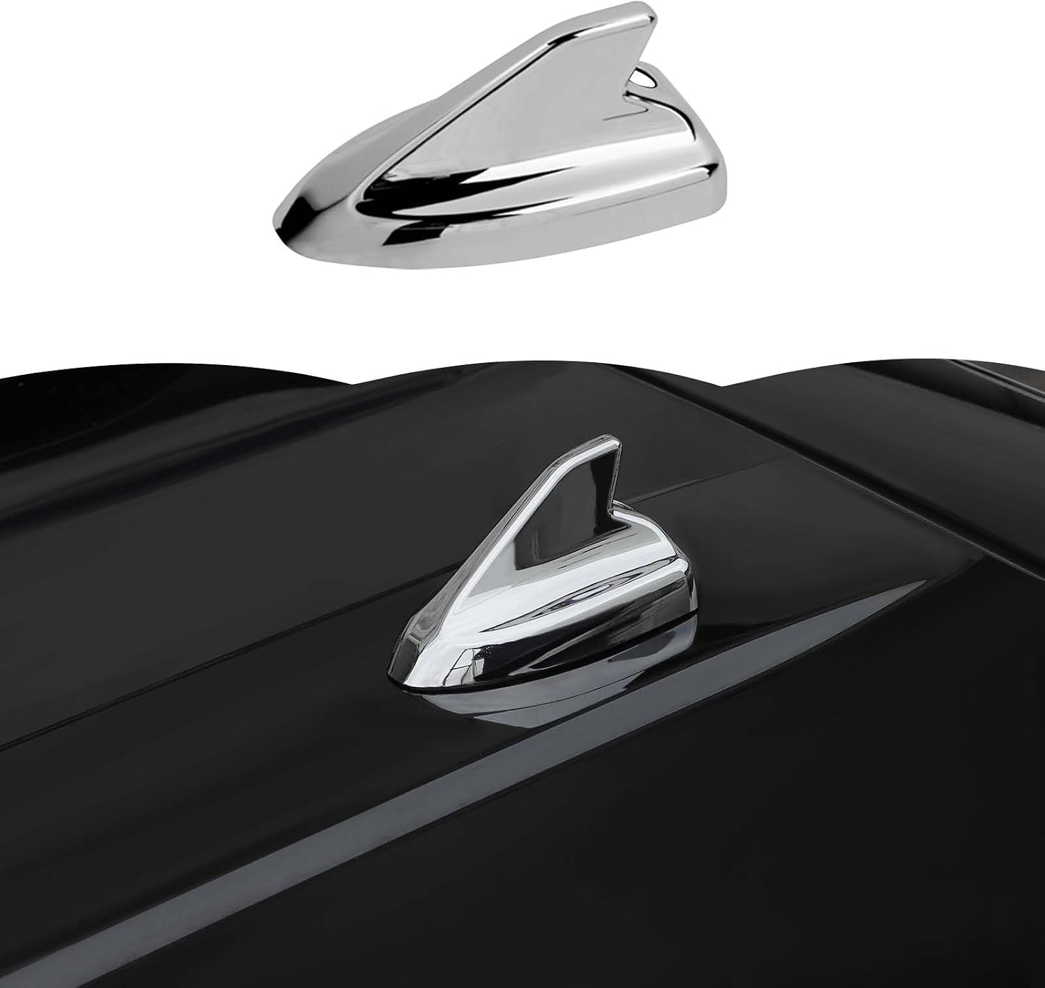 RT-TCZ Roof Antenna Cover Trim Decoration Exterior Accessories for Ford Bronco Sport 2021 2022 2023 2024 (Carbon Fiber)