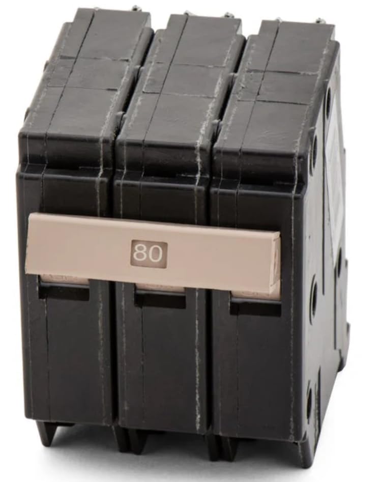 Generic CH380-80 Amp Molded Case Circuit Breaker Plug-in - 80 Amp - 3 Pole - 240 Volt