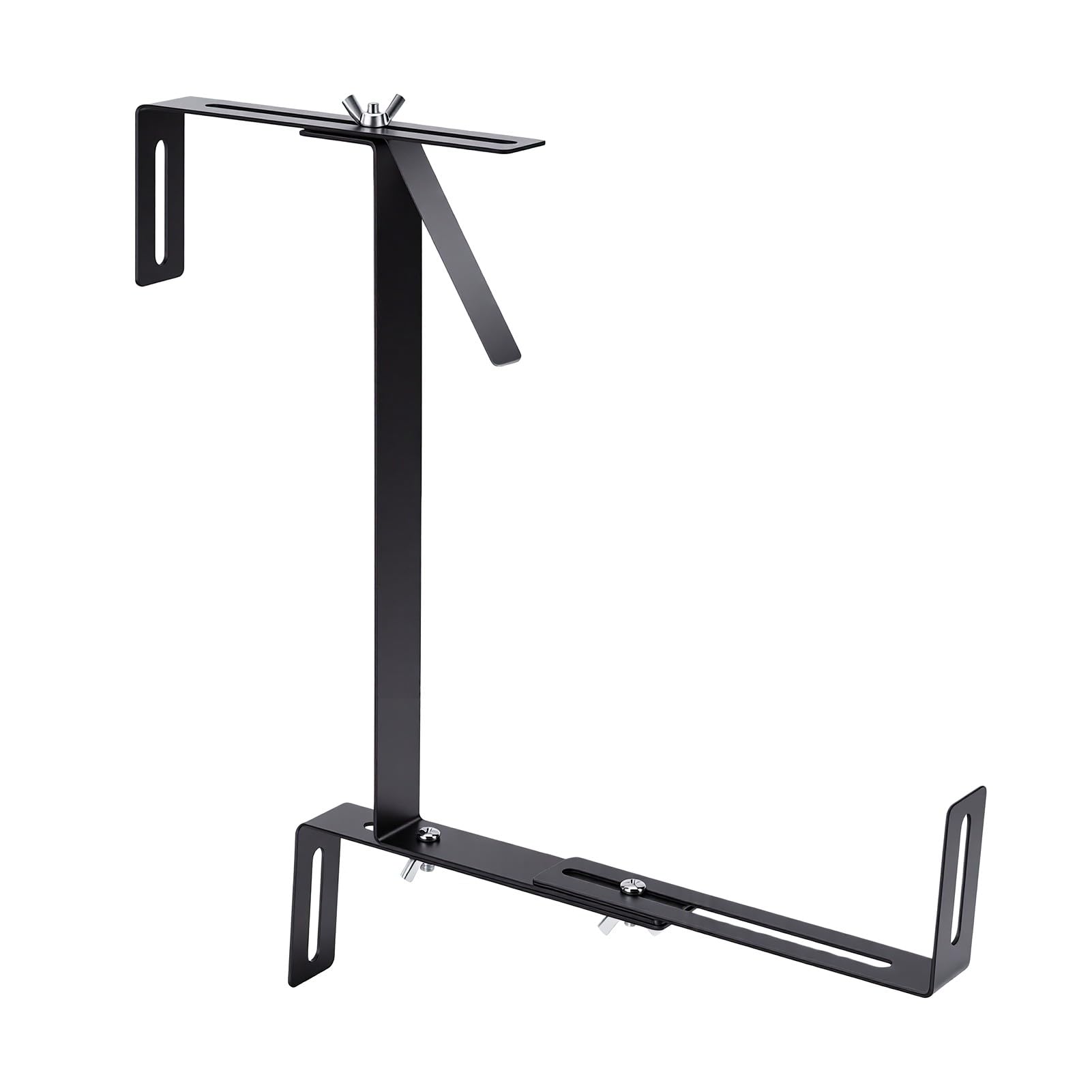 Supports de Jardinière Réglables pour Rampes, Acier Inoxydable,