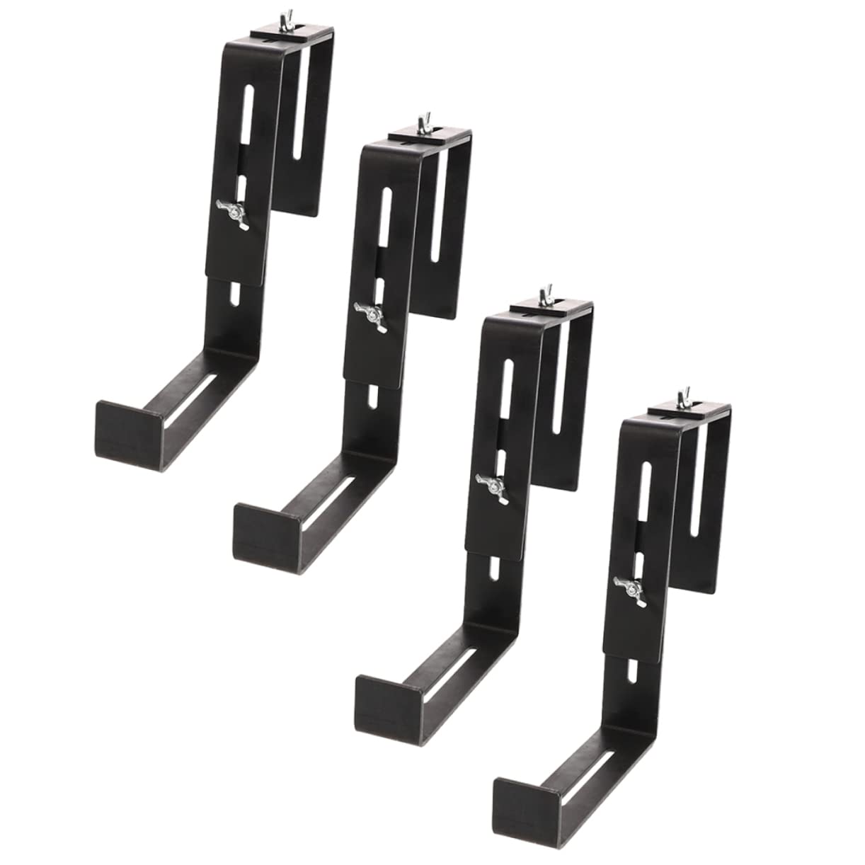Support de pot de fleurs anti-chute pour balustrade extérieure x4