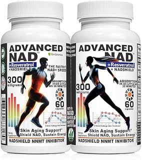 REVGENETICS Advanced NAD+ Supplement, 60 Capsules - Dietary Supplement for Healthy Aging & Longevity
