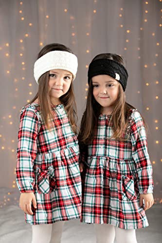 Funky Junque Kids Headwrap Baby Toddler Knit Fuzzy Lined Head Wrap Headband Ear Warmer4