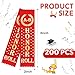 A-B Honor Roll Award Ribbons Red Honorable Mention Ribbon Bookmark Style Medal Ribbons Prize Ribbon Bulk Student Awards and Incentives for Kids School Office Competition Sports Event Contest (200 Pcs)