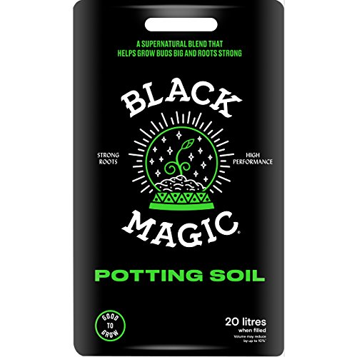 Black Magic Potting Mix 20L Compost, Black, 20 L