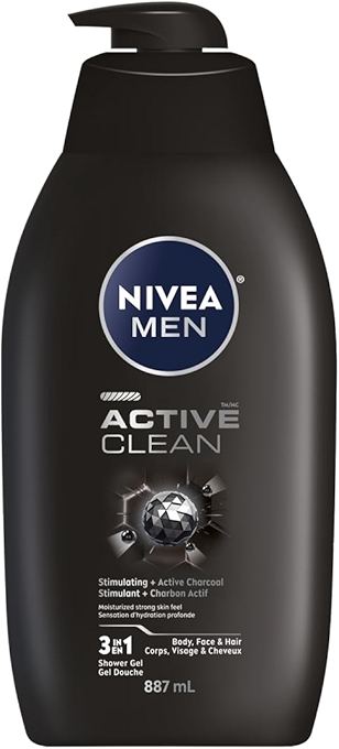 妮维雅男士活氧清洁沐浴露