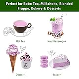 Taro Bubble Milk Tea Instant 3in1 Powder Mix - 1kg (33 Drinks) | for Boba Tea, Milkshake, Blended Frappe and Bakery | Authentic Taiwan Recipe | Zero Trans Fat, No Preservatives | by Moriyama Teahouse - Image 5