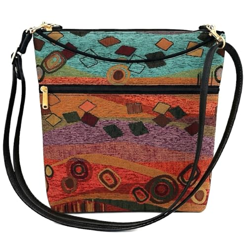 Image of Danny K. Women's Tapestry Bag Crossbody Handbag, Maggie Purse Handmade in the USA