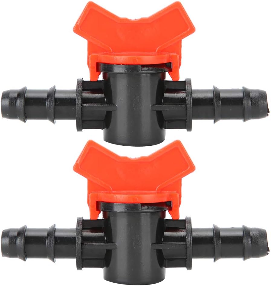 GOTOTOP 2PCS Check Valve, Fish Tank Water Flowing Regulator Valve Hose Pipe Valve Tube Pipe Connector for Fish Tank(10mm)