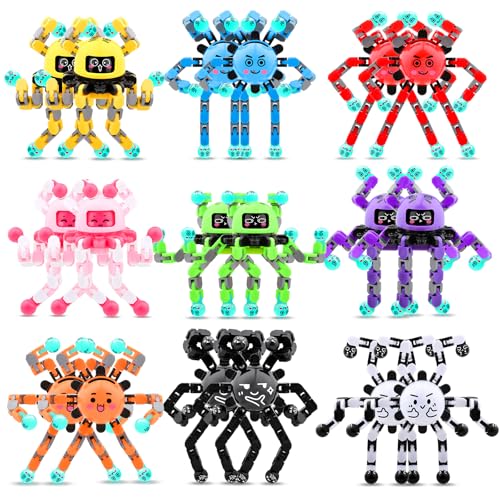 Image of ASIOWELY 18 PCS Fidget Spinner Toys for Kids & Adults,Party Favors Supplies Goodie Bags Stuffers,Classroom Fidget Small Prizes for Students,Bulk Travel Sensory Toy for 3-5-8-12,Boy Girl Birthday Gifts
