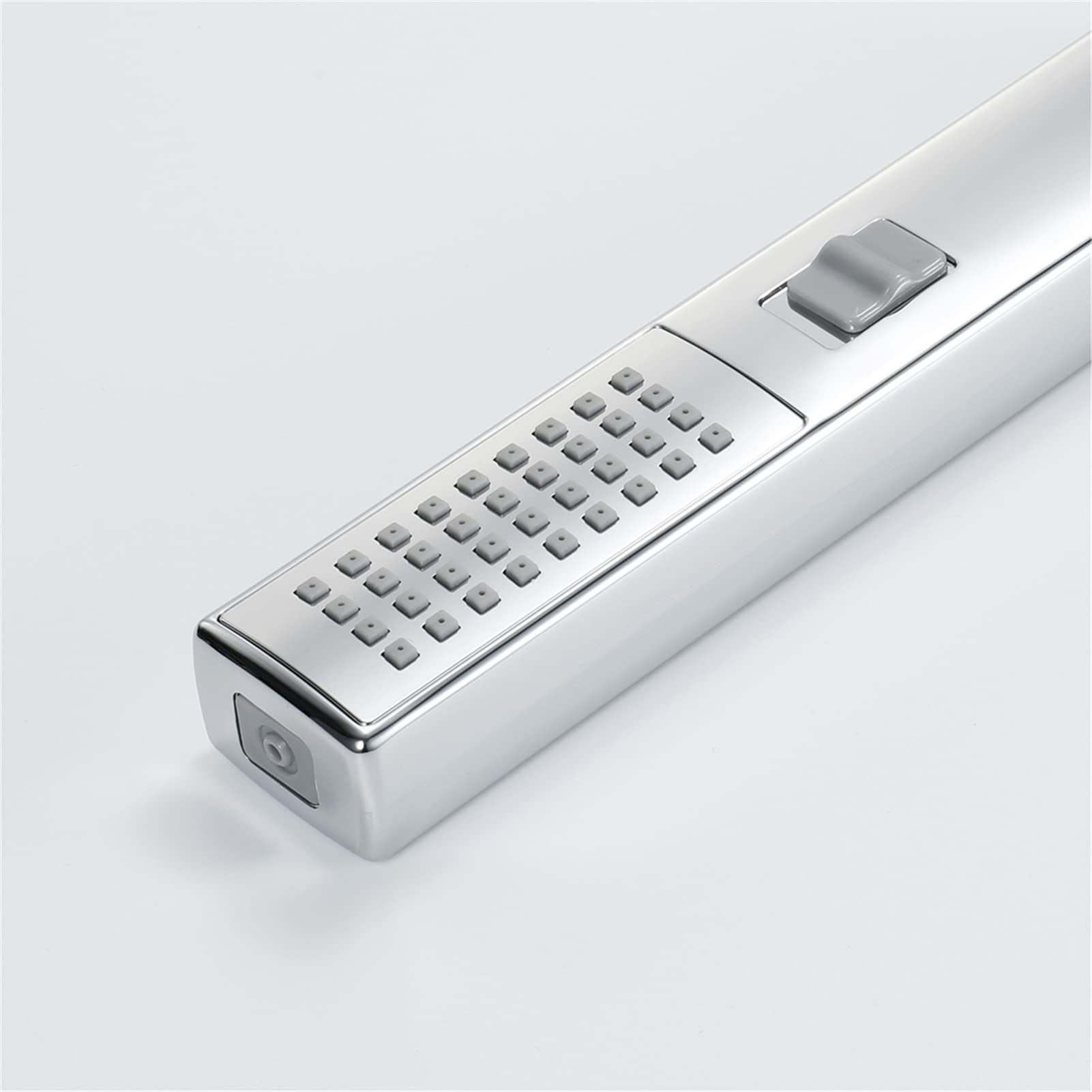 Soffione doccia portatile, soffione doccia ad alta pressione con palmare, tubo flessibile da 1,5 m, supporto in ottone, soffione doccia a pioggia, soffione doccia con modalità Jet,Cromo