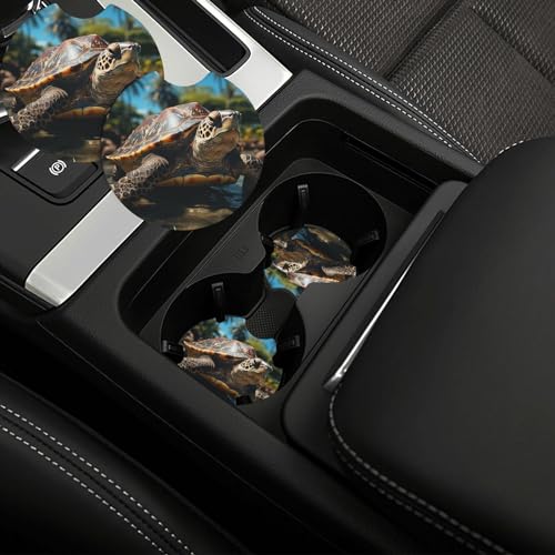Portavasos para carro 2 piezas antideslizante negro miniatura 1