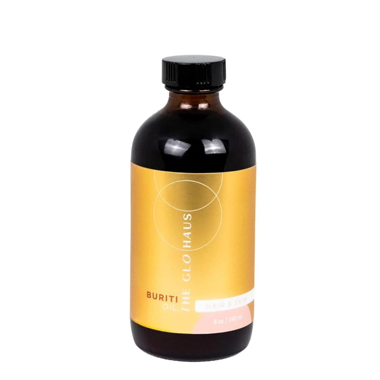 Buriti Oil Pure Brazilian Carrier Oil For Skin Face Hair & Nails.100% Pure Cold Pressed GMO Free. Rich With Vitamin E A & C Protects Hair & Skin From Sun Damage. 8 Fl Oz