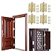 Joyangy Pack of 4 2.5 Inch Brass Door Butt Hinges, Mini Cabinet Decorative Folding Butt Hinges, Small Bifold Door Hinges, Polished Butt Hinge with Mouting Screws