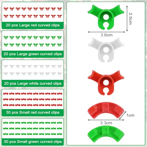 Adiwo 120 Pcs Plant Clamp Bender Plant Clips, 90 Degree Plant Stem Trainer, Plant Clip Bender, Plant Training Bending Clips - Image 2