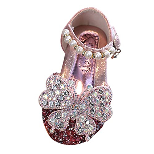 Fashion Spring and Summer Childrens Ballet Shoes Girls Dress Show Princess Shoes Pearl Rhinestone Girls Dress