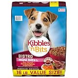 Kibbles 'n Bits Bistro Mini Bits Small Breed Dry Dog Food, Oven Roasted Beef, Spring Vegetable...