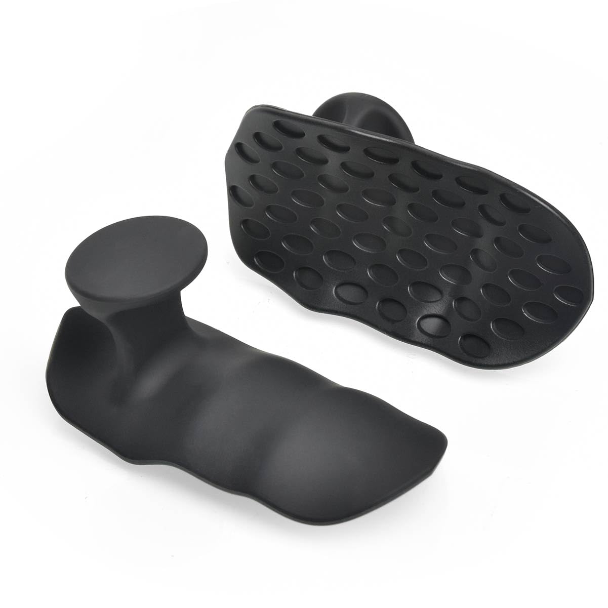 OFFHU Weight Lifting Grips for Weight Training – Non-Slip Gym Hand Grips for Workout, Workout Grips for Strength Training, Weight Grips for Women & Men (Black)-picture-32