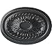 Ekena Millwork CM18SAPES Saverne Ceiling Medallion, 18 1/2"W x 13 1/2"H x 1 7/8"P, Hand-Painted Pewter