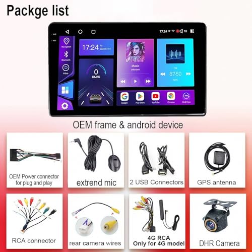 GPS 2 DIN Dodge RAM 3500 Android Auto Pantalla Táctil 4 Nuclear 7