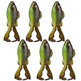 Bass Fishing Topwater – 6th Sense BuzzGill – Bluegill Profile, Weedless Buzzing Soft Bait (4K Sunfish)