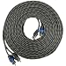 Sky High Car Audio 2 Channel Twisted 18 ft RCA Cables Coated 18' OFC