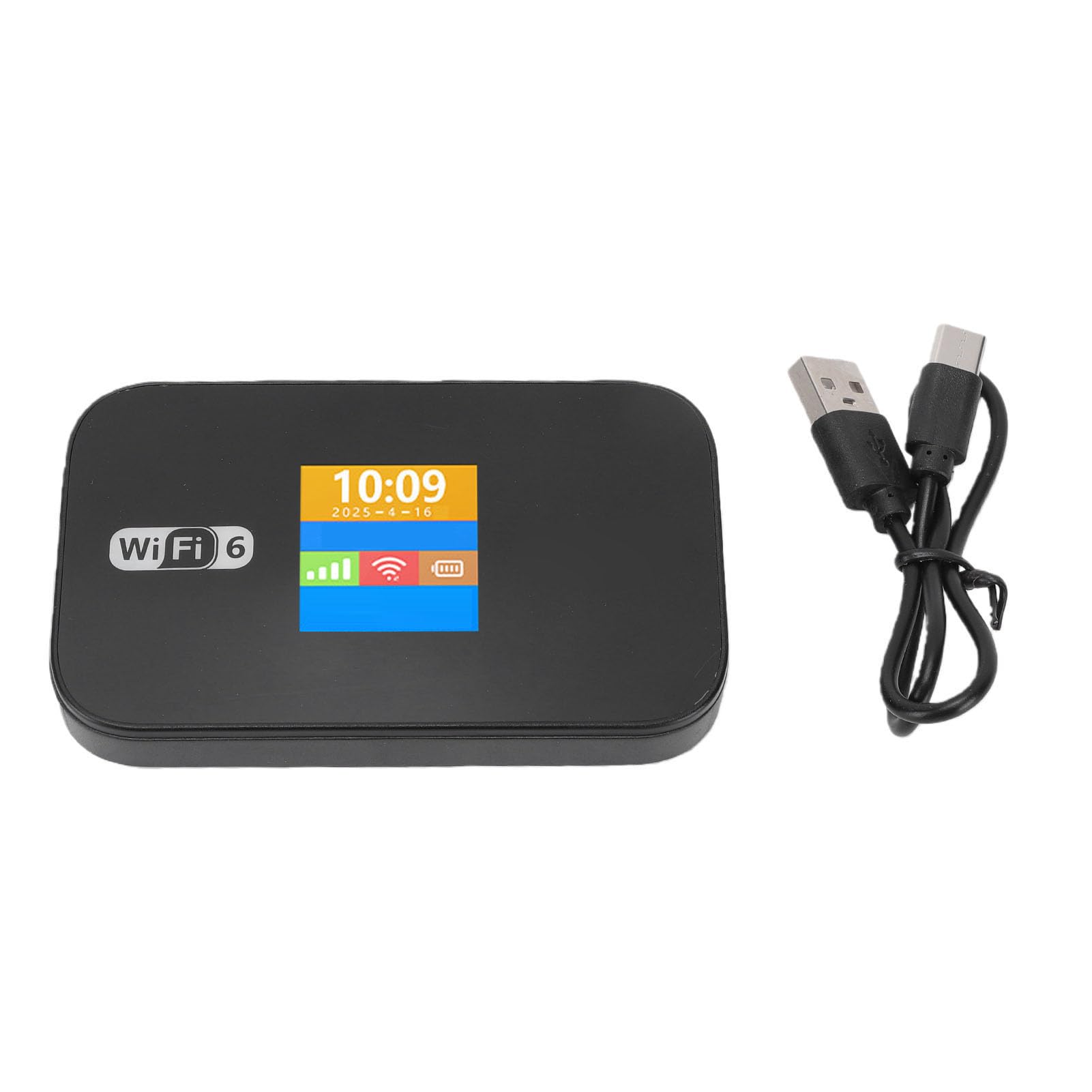 Generic L'hotspot WIFI Mobile Portatile 4G LTE WIFI 6 Dual Band 300 Mbps Supporta 32 Dispositivi Roaming Dati per Viaggiatori e Professionisti Aziendali