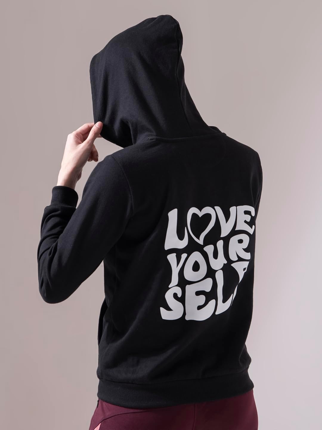 FUSEFIT WMNS PCF CORE PRINTED HOODIE SWEATSHIRT