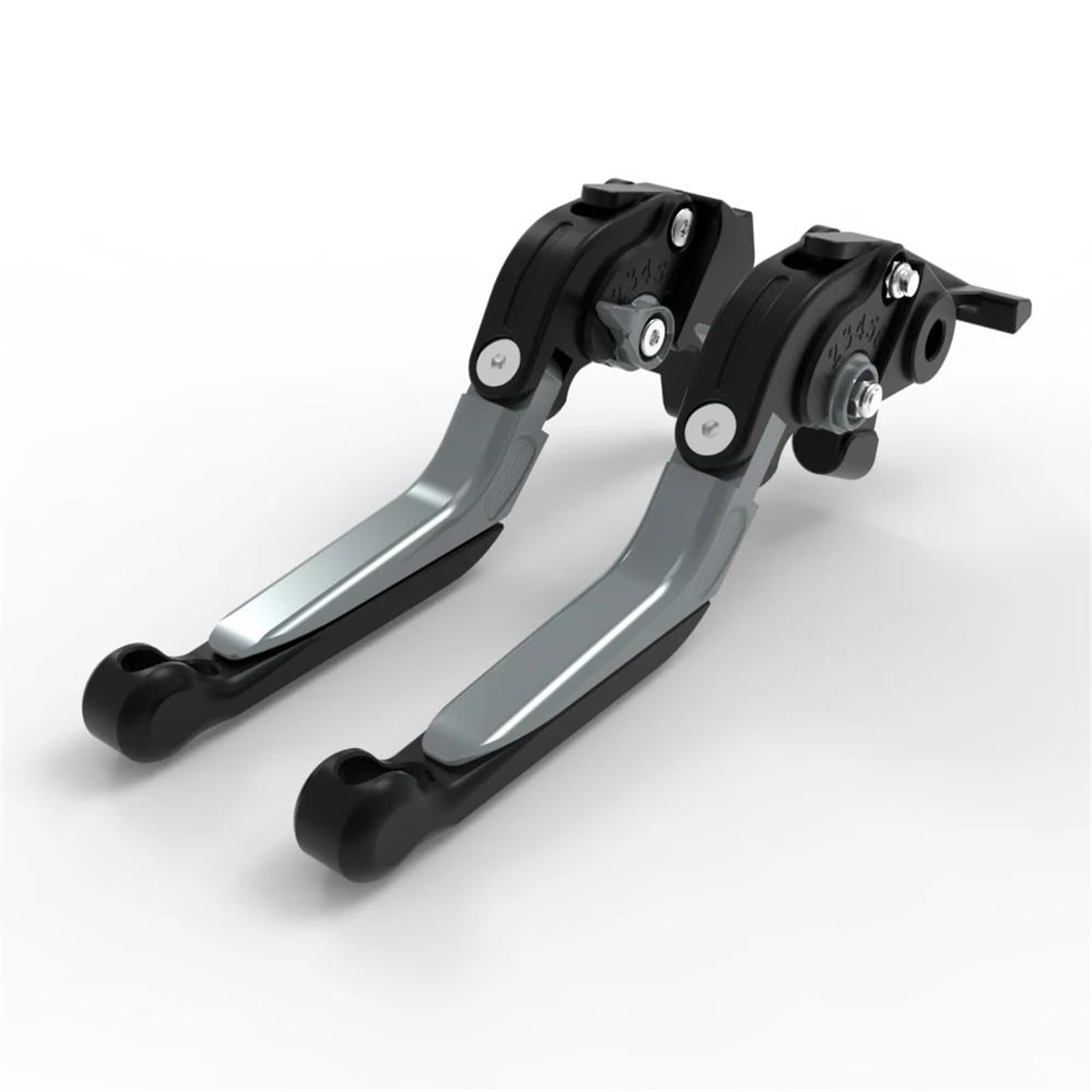 Manetas Moto Para Voxan Black Magic Cafe Racer Scrambler Voyager Street Scrambler Palanca Embrague Motocicleta Palancas Freno CNC Ajustable Plegable Maneta Embrague (Color : Black titanium)