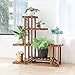 Soporte de Madera para Flores Estantería Decorativa de Macetas Plantas para Exterior...