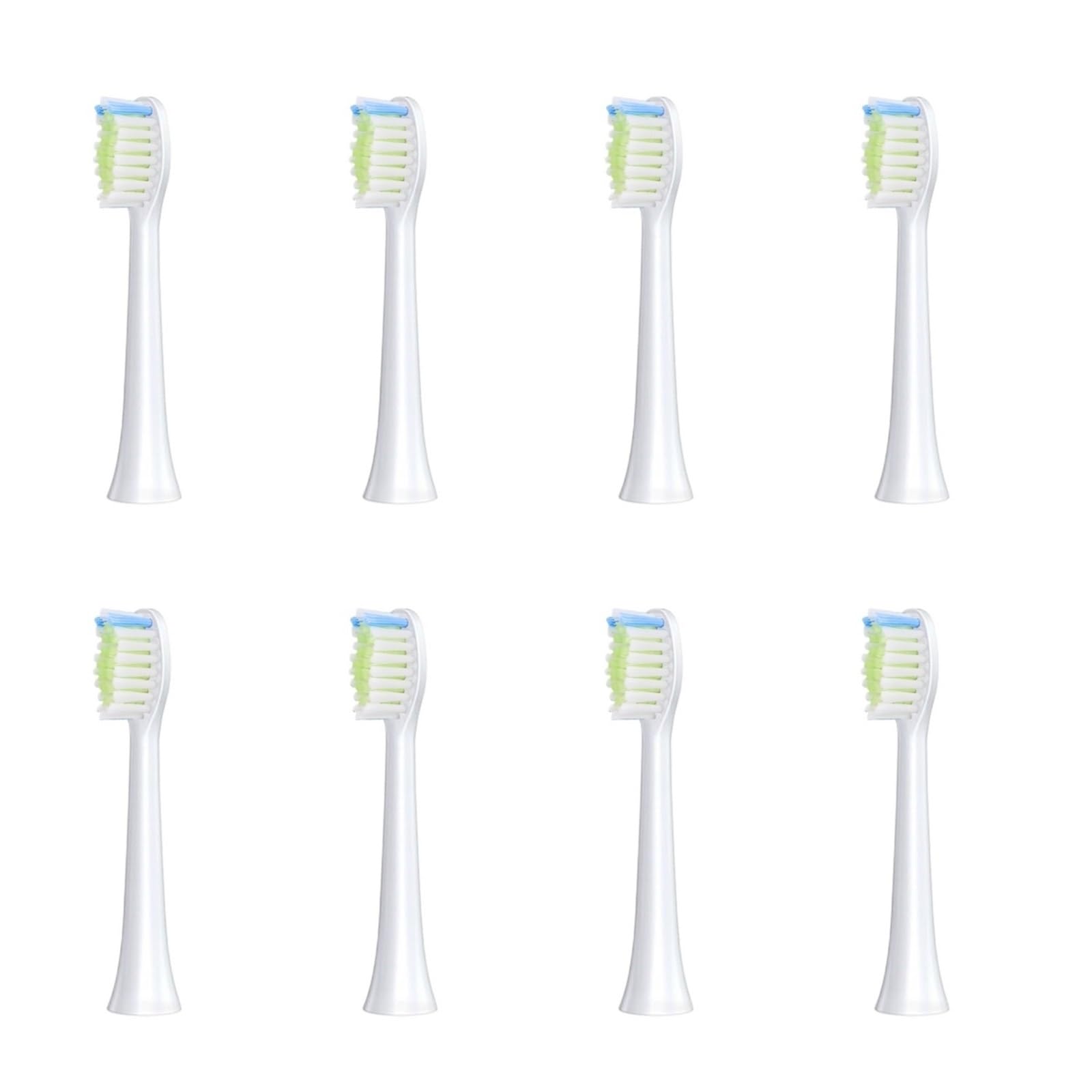 Ersatzzahnbürstenköpfe, kompatibel mit ENCHEN, Aurora T3, elektrisches Zubehör, Borstendüsen for Erwachsene, 4/8/16 Stück(8pcs WHITE)