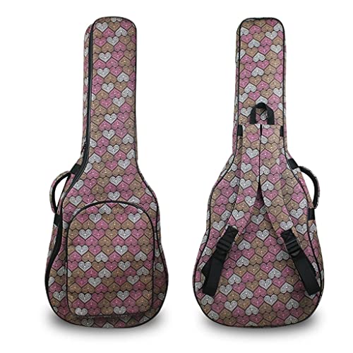 GOENN Étui de Guitare Sac de Guitare Sac à Dos de Guitare rembourré en Coton à Double Sangle (Color : A, Size : L) - Les Beatles, Paul McCartney, John Lennon, RIngo Starr, George Harrison GOENN Étui de Guitare Sac de Guitare Sac à Dos de Guitare rembourré en Coton à Double Sangle (Color : A, Size : L) – Image 6