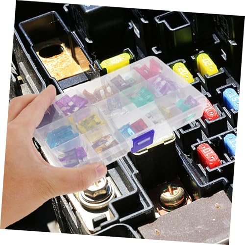 Kit de fusibles automotrices ABOOFAN 100 piezas con tester y extractor para autos, camiones y SUVs, diseño ligero miniatura 6