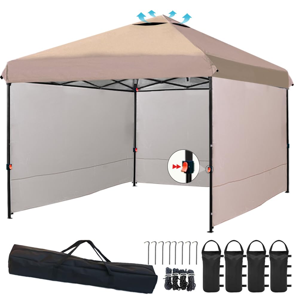 Amazon | ApeexCanopy タープテント 3m×3m 【専用横幕/サイド