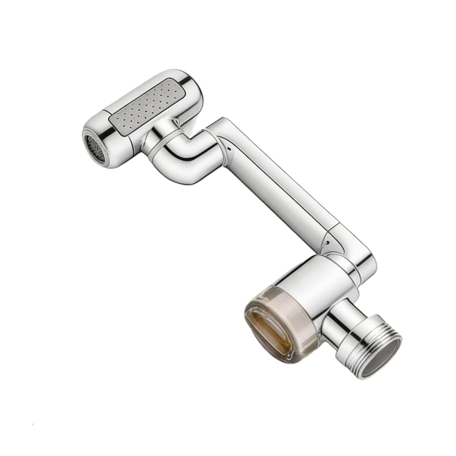 Kit adaptador de grifo, Extensor de grifo fregadero cobre, aireador giratorio 360 a prueba salpicaduras 15,5 cm con filtro y 3