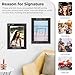 Frametory, 18x24 Photo Mat with White Core Bevel Edge 12.5x18.5 Openings, Acid Free Framing Matte for 13x19 Pictures, 4-ply Thick Black Paper Mats Pack of 10