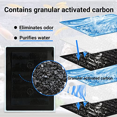 20 Pcs Aquarium Filter Cartridges - Fish Tank Filter Cartridge Compatible With Ez-Change #2 - Fits Aqua-Tech 10 To 20 Power Filters- Activated Charcoal Cartridge For Healthier Fish Filter Accessories #TOP2