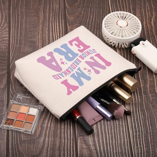 PLITI Junior Bridesmaid Gift Wedding Party Gift Bridal Shower Gift In My Junior Bridesmaid Er Makeup Bag From Bride (Junior Bridesmaid Er bagU) - Image 3