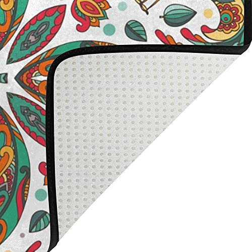 Tapis durable Ruchen anti-tache pour protéger le sol du salon - 5