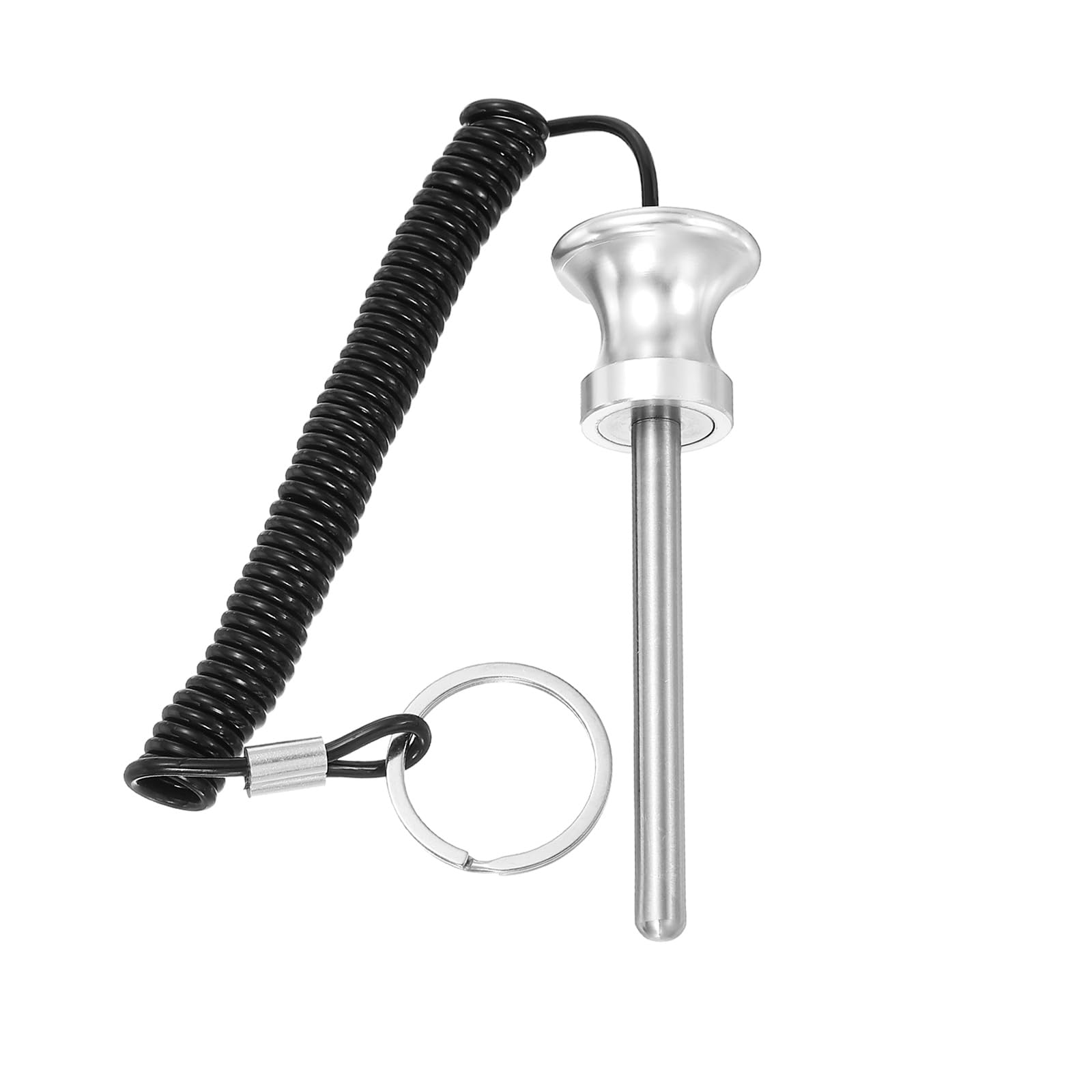 YELARXI Weight Stack Pin, Weight Gym Pin Strength Training Equipment Replacement with Pull Rope, 0.3 x 3.1 Inch Fit for Commercial Home Gym Club Machine Accessories (Silver)